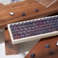 Canyon / Contour  Black / White 104+26/27 PBT Dye-subbed Doubleshot Backlit Keycaps Set for Mechanical Gaming Keyboard